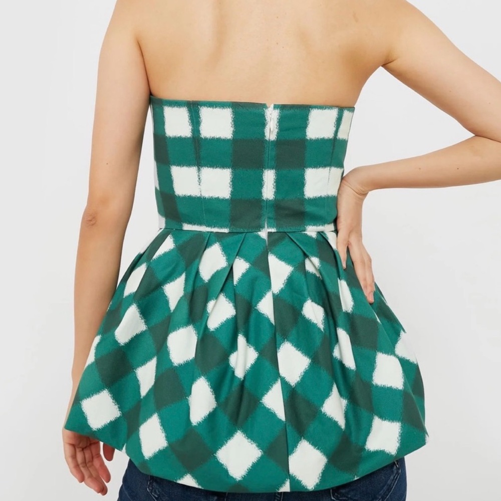 NEW Tuckernuck Juniper Warped Gingham Emmaline Top Size Medium - Picture 3 of 5